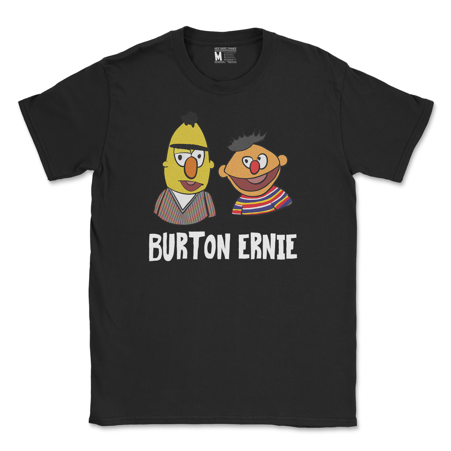 Gildan SoftStyle T-Shirt Burton Ernie in Black