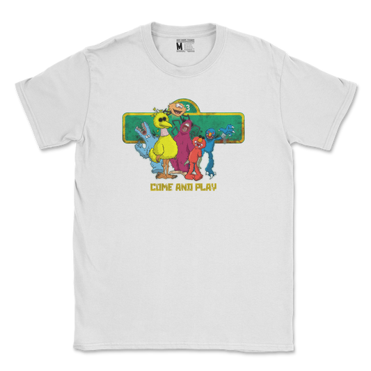 Gildan SoftStyle T-Shirt Cursed Sesame Street in White