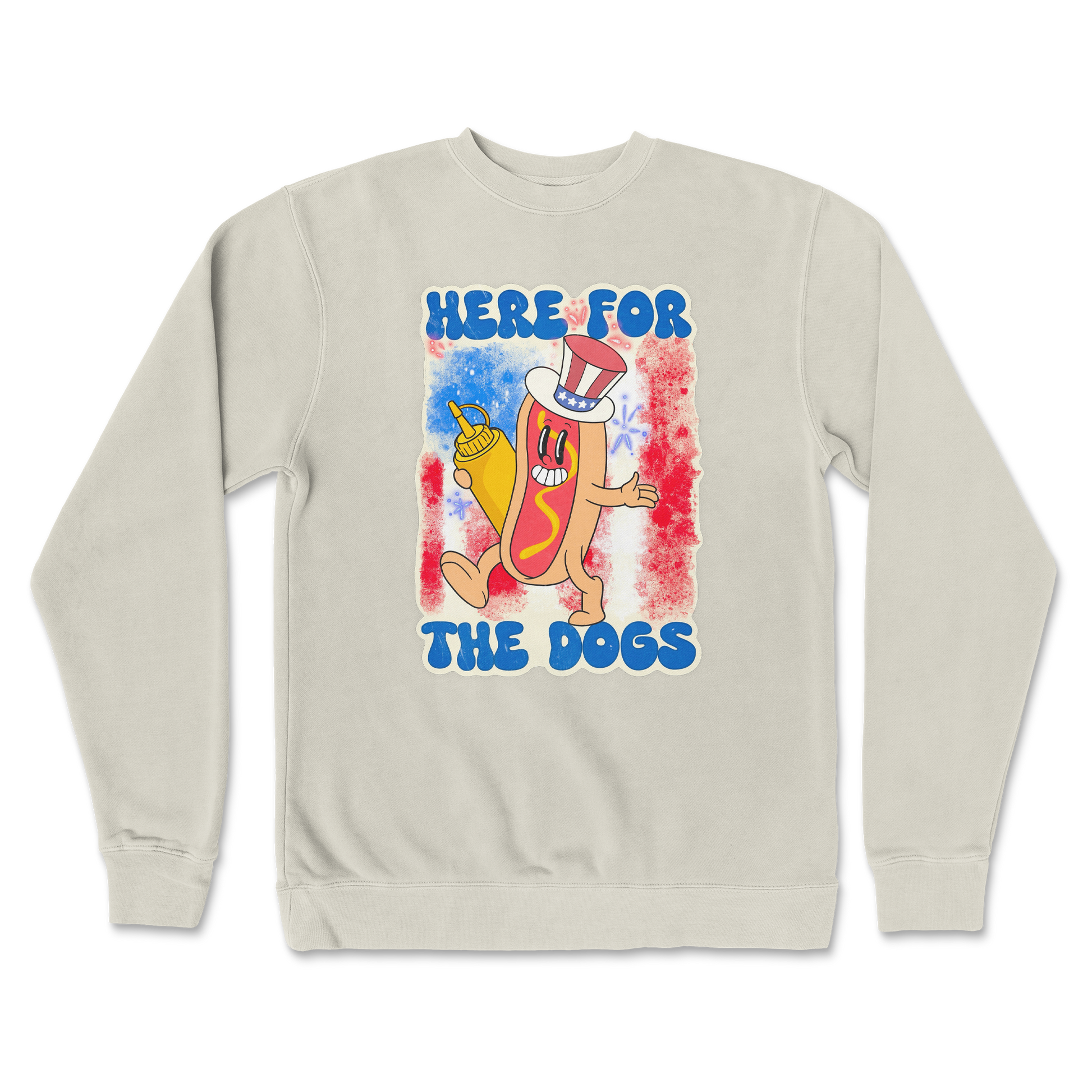 Independent Clothing Co. Crew Neck Hot Dog in Bone