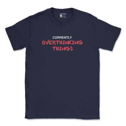 Gildan SoftStyle T-Shirt For Our Lil Overthinker in Navy