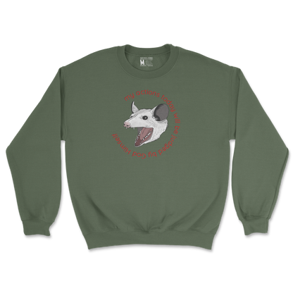 Gildan SoftStyle Crew Neck in Military Green