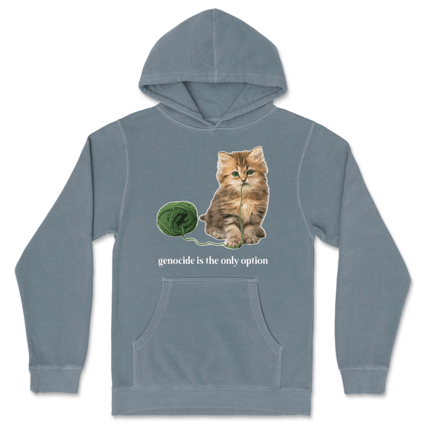 Independent Clothing Co. Hoodie Genocide Kitty  in Blue-Magic