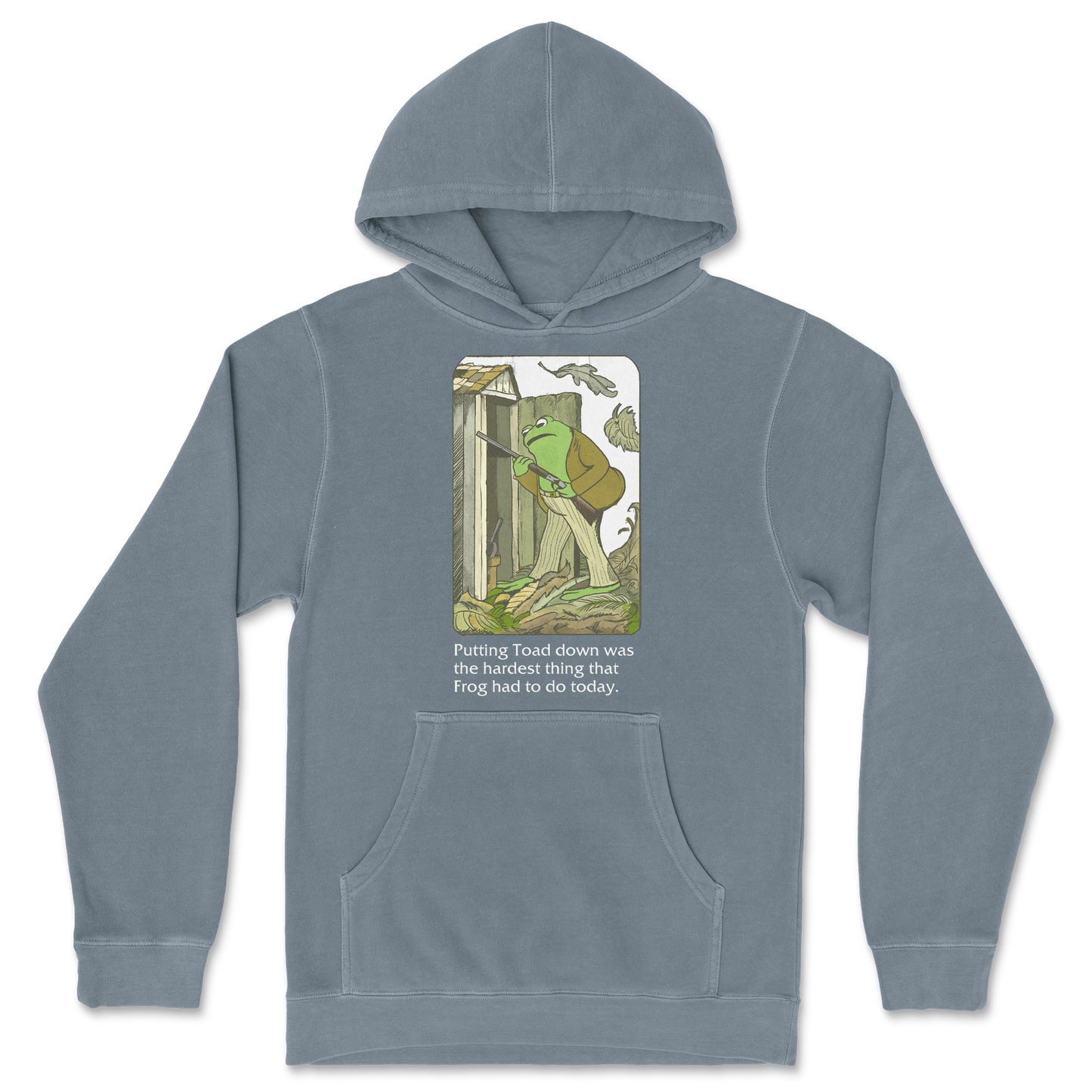 Independent Clothing Co. Hoodie Frog and Toad  in Blue-Magic