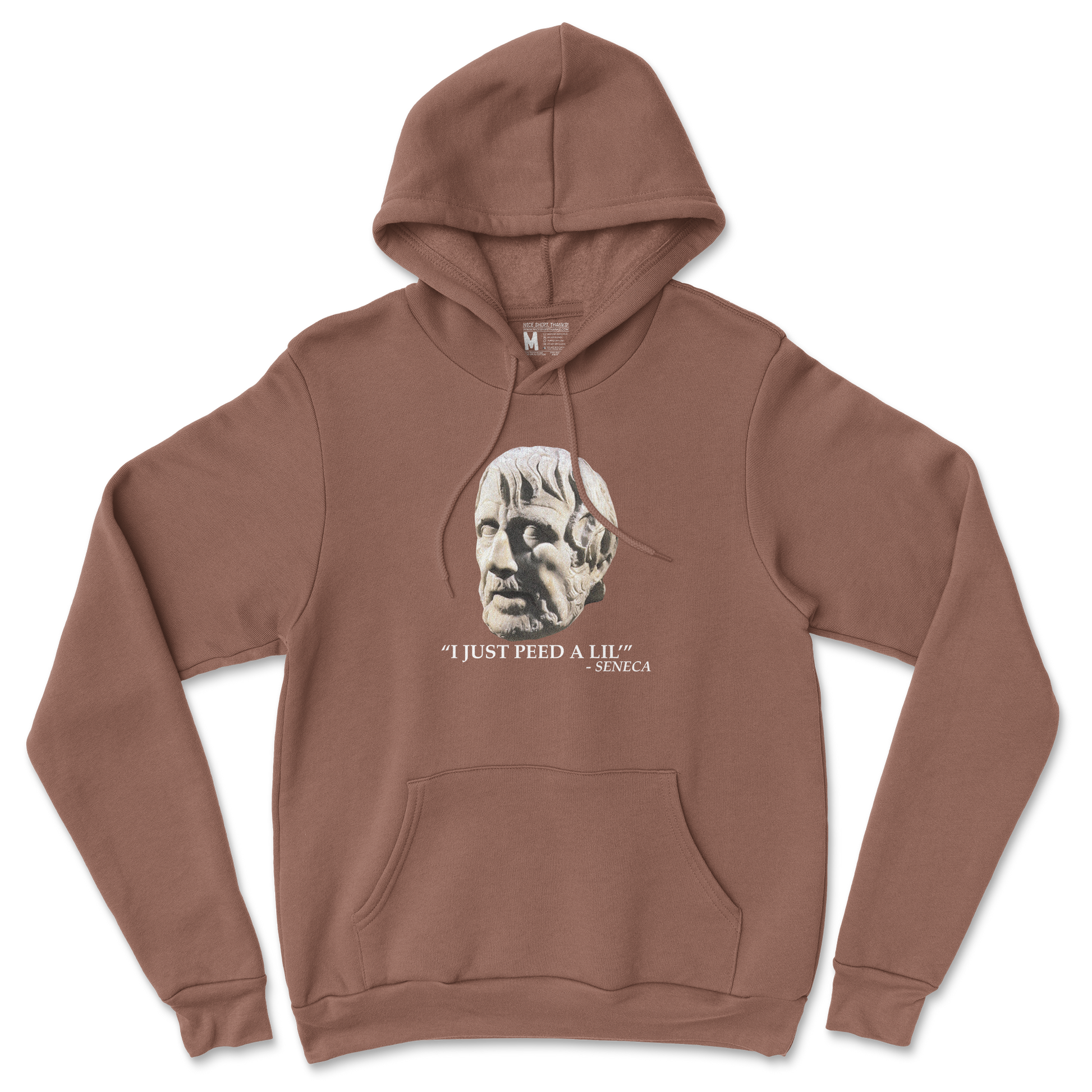 Gildan SoftStyle Hoodie Seneca Pee in Cocoa