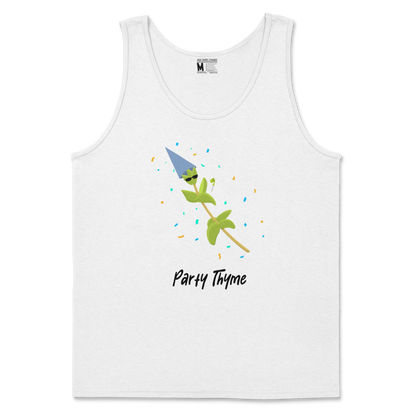 Gildan SoftStyle Tank Top Party Thyme in White