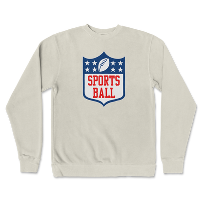 Independent Clothing Co. Crew Neck Sports Ball in Bone