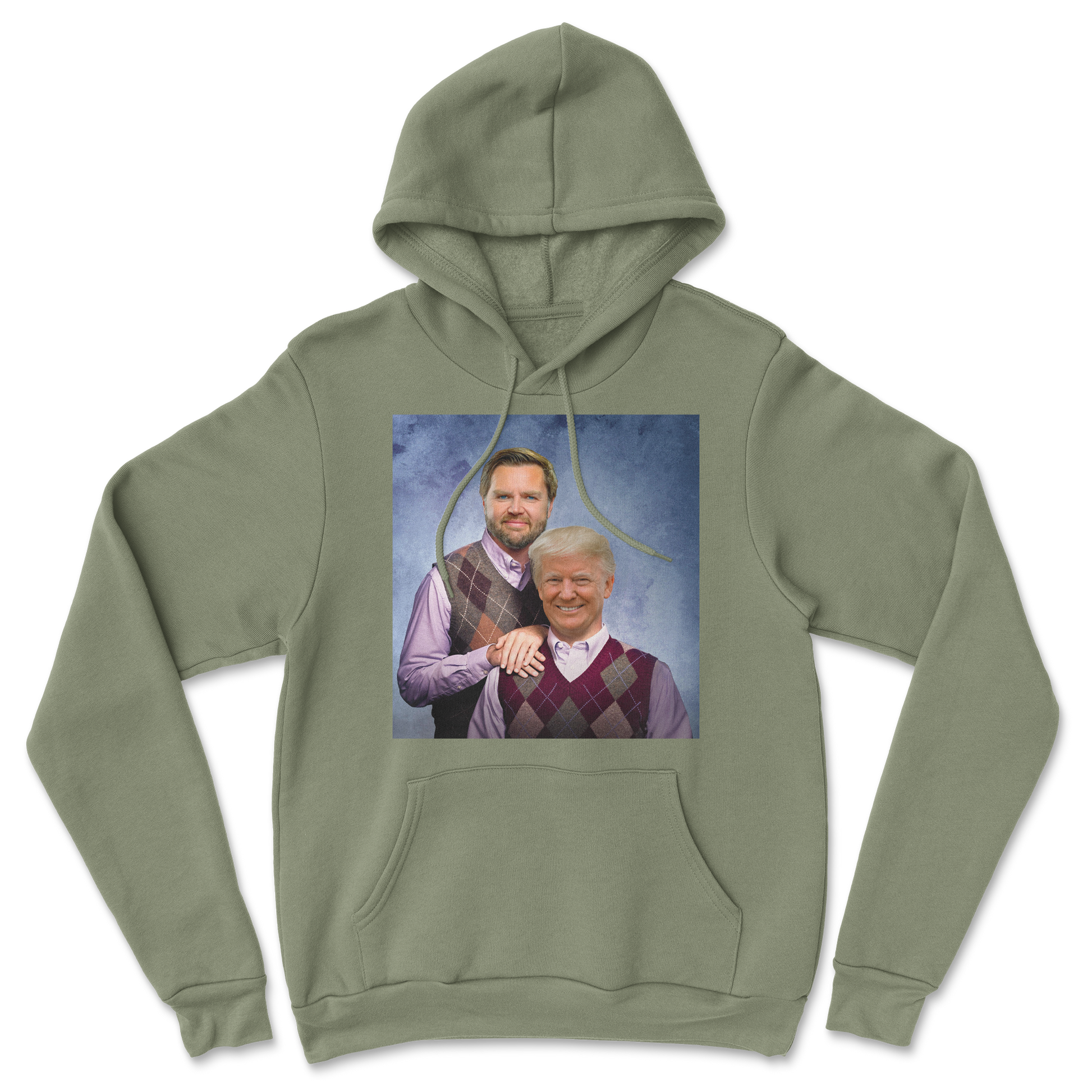 The Nice Shirt Hoodie Step Brothers  in Military-Green