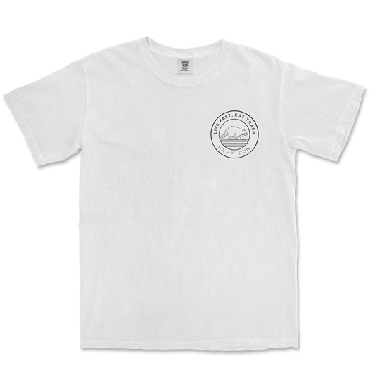 Comfort Colors T-Shirt Raccoon Logo  in White