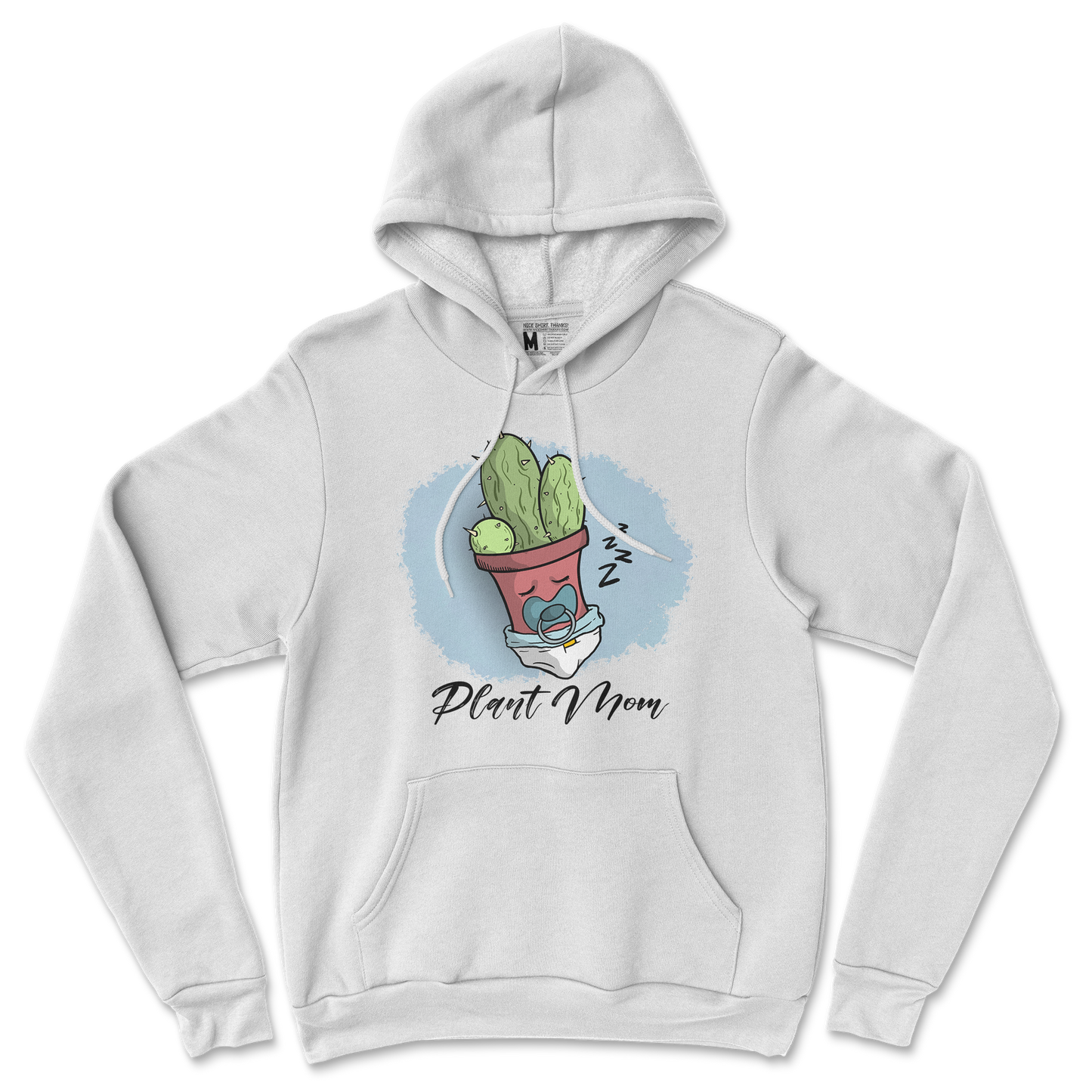 Gildan SoftStyle Hoodie Plant Mom 2 in White