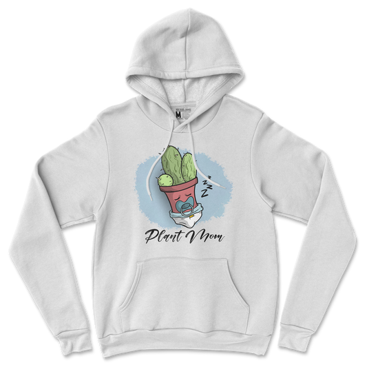 Gildan SoftStyle Hoodie Plant Mom 2 in White