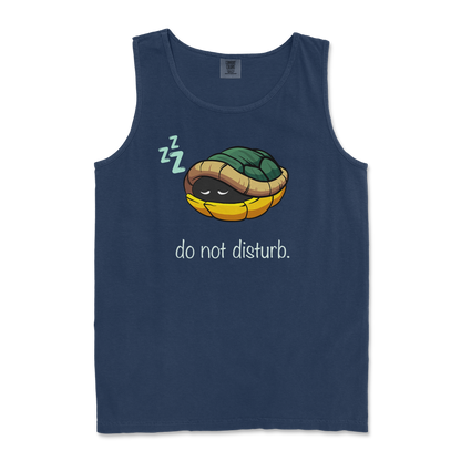 Comfort Colors Tank Top Sleepin Turtle in TrueNavy