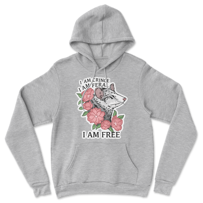 The Nice Shirt Hoodie I Am Cringe  in Grey-Heather