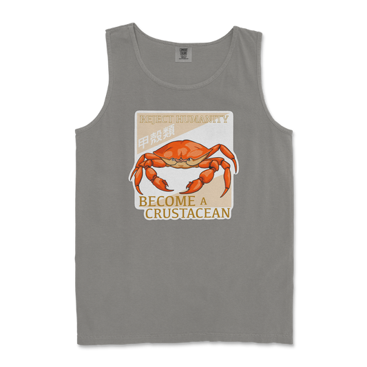 Comfort Colors Tank Top Embrace the Crab in Grey
