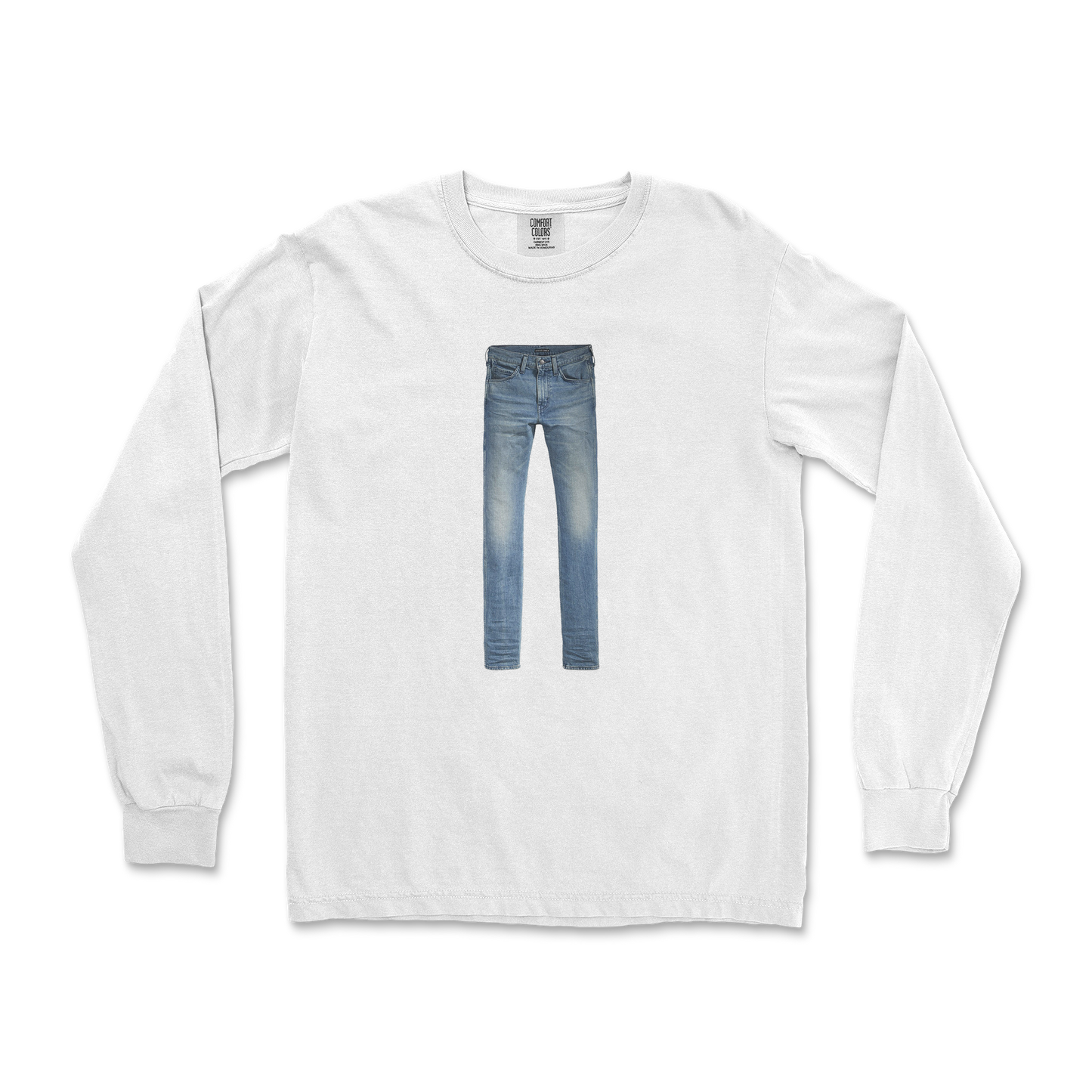 Comfort Colors Long Sleeve Pants in White