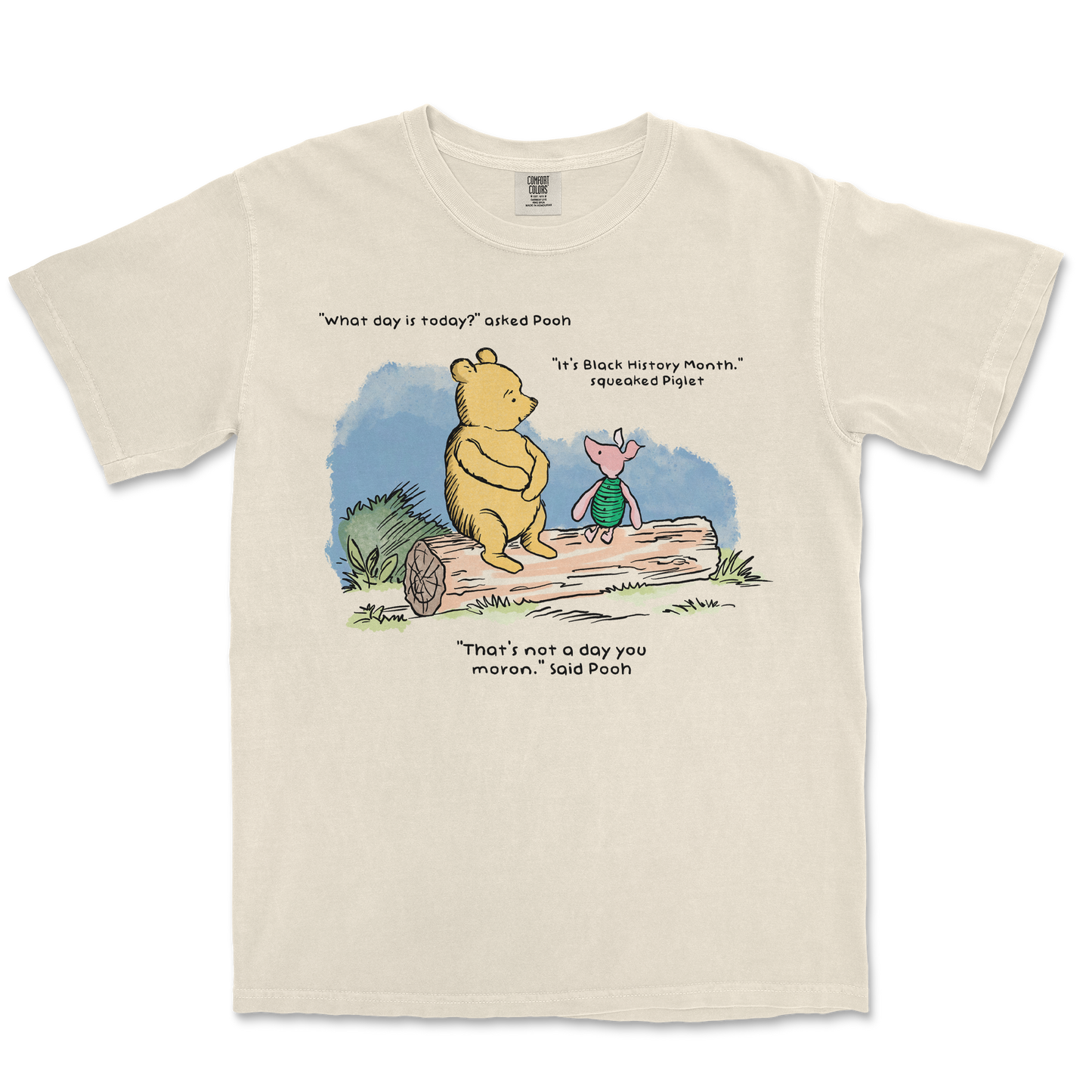 Comfort Colors T-Shirt Winnie the Pooh  in Ivory