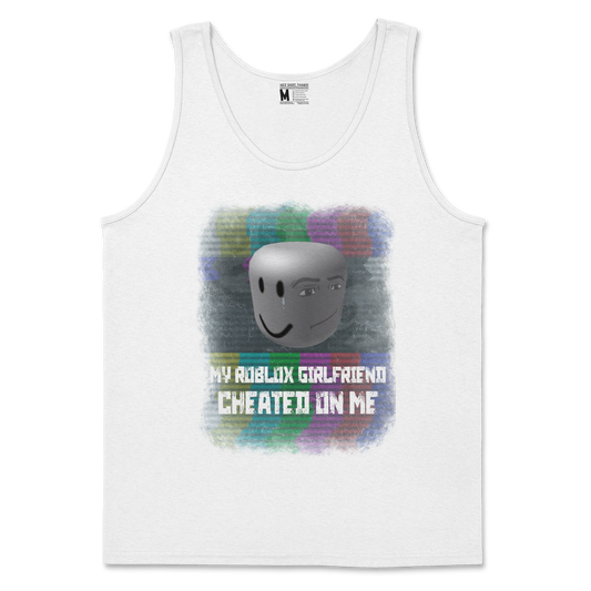 Gildan SoftStyle Tank Top Roblox GF in White