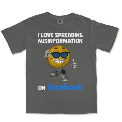 Comfort Colors T-Shirt Spreadin Misinformation in Pepper