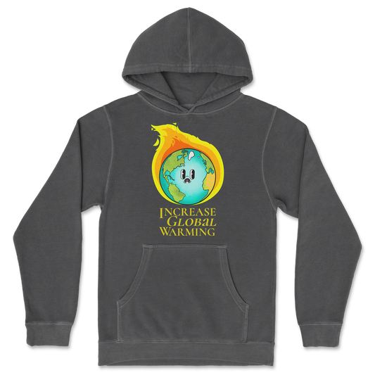 Independent Clothing Co. Hoodie Increase Global Warming in Black