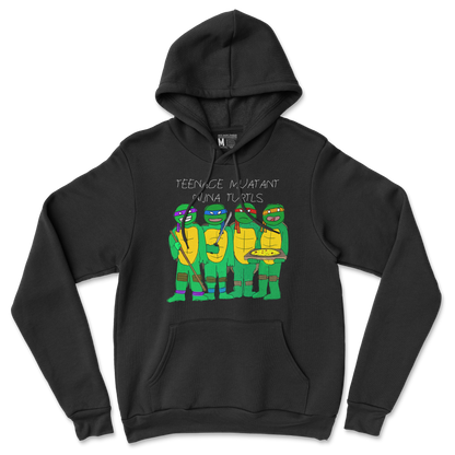 Gildan SoftStyle Hoodie Ninja Turtles in Back