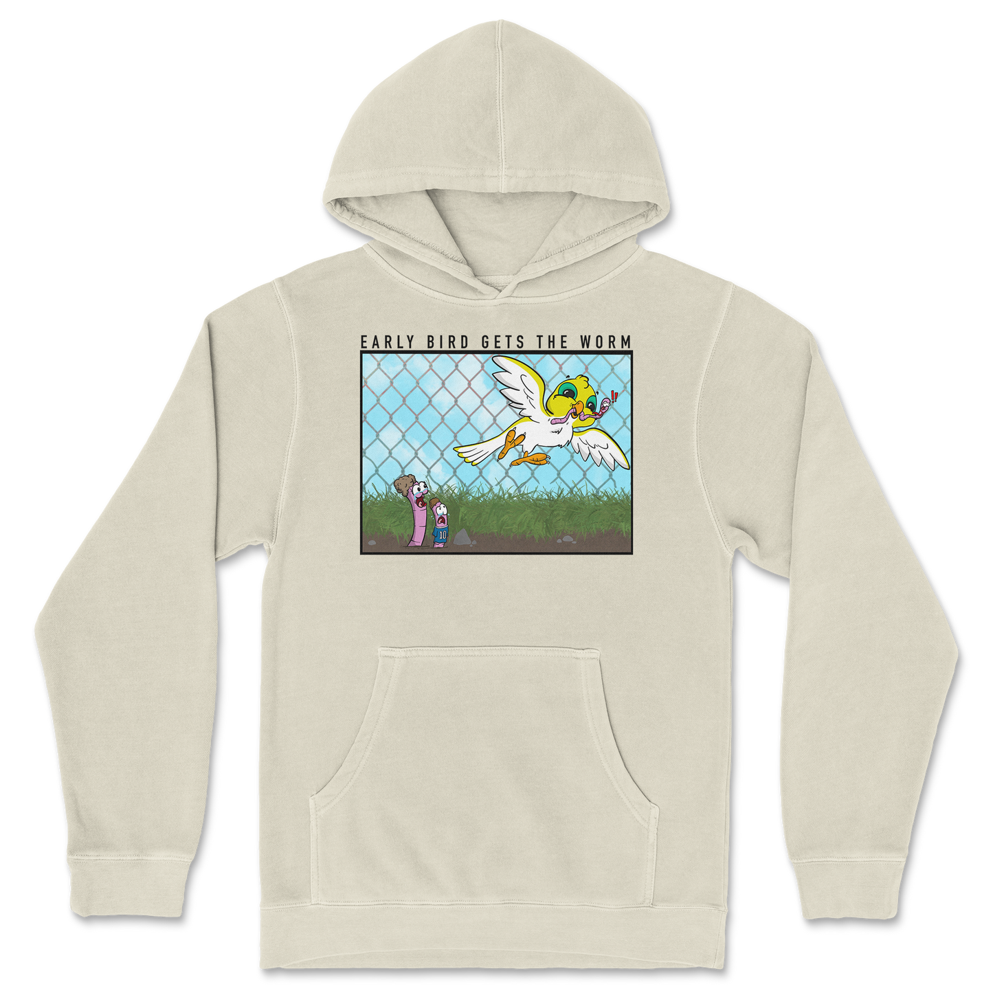 Independent Clothing Co. Hoodie Early Bird in Ivory