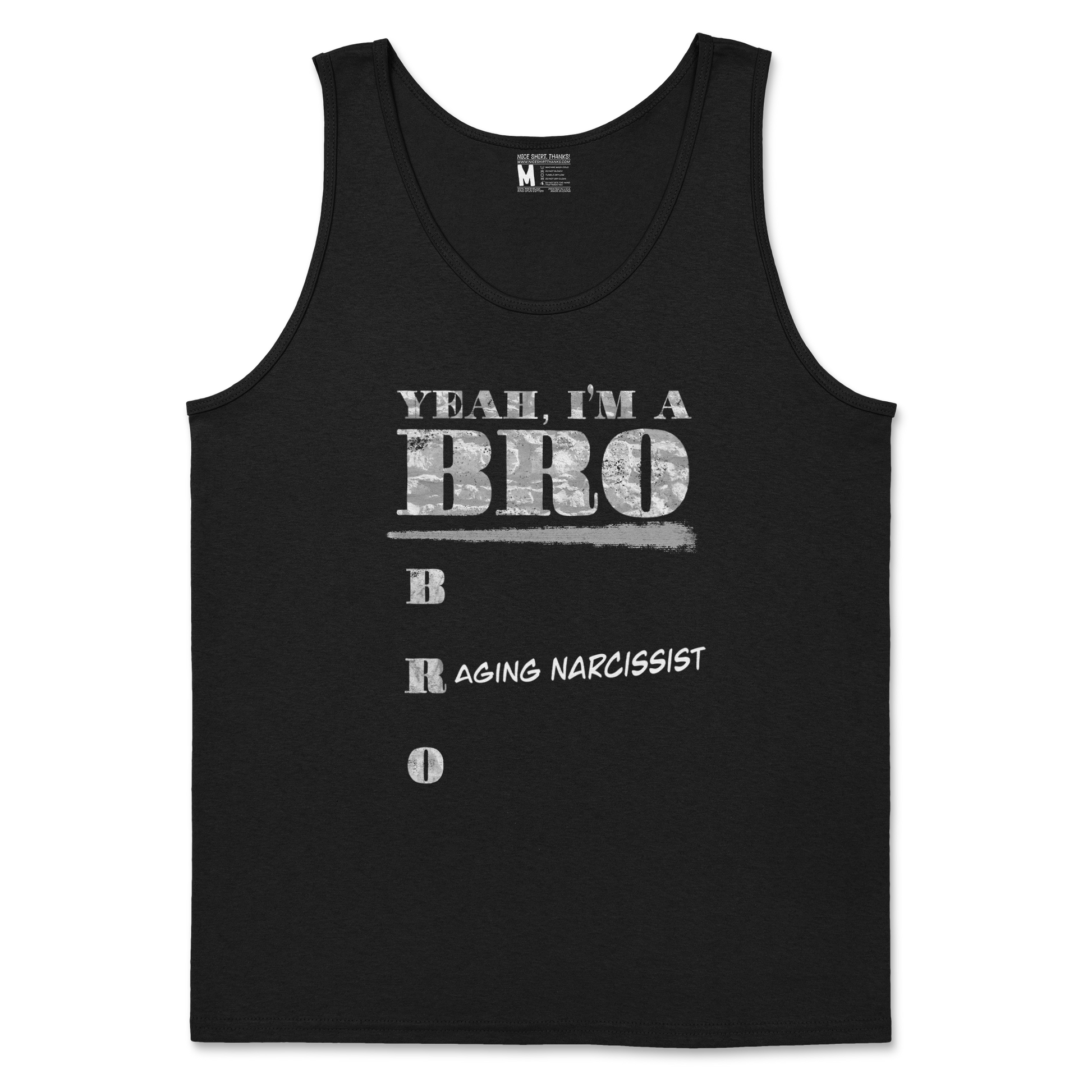 Gildan SoftStyle Tank Top Im Your Bro in Black