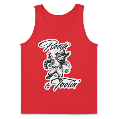 The Nice Shirt Tank Top Rootin Tootin  in Red