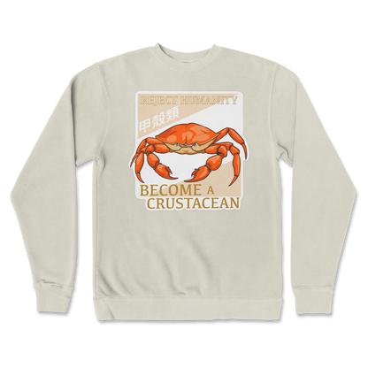 Independent Clothing Co. Crew Neck Embrace the Crab in Bone