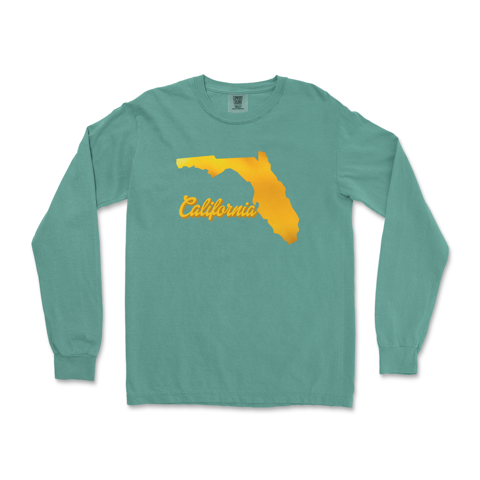 Comfort Colors Long Sleeve California in LightGreen