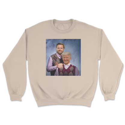 The Nice Shirt Crew Neck Step Brothers  in Sand