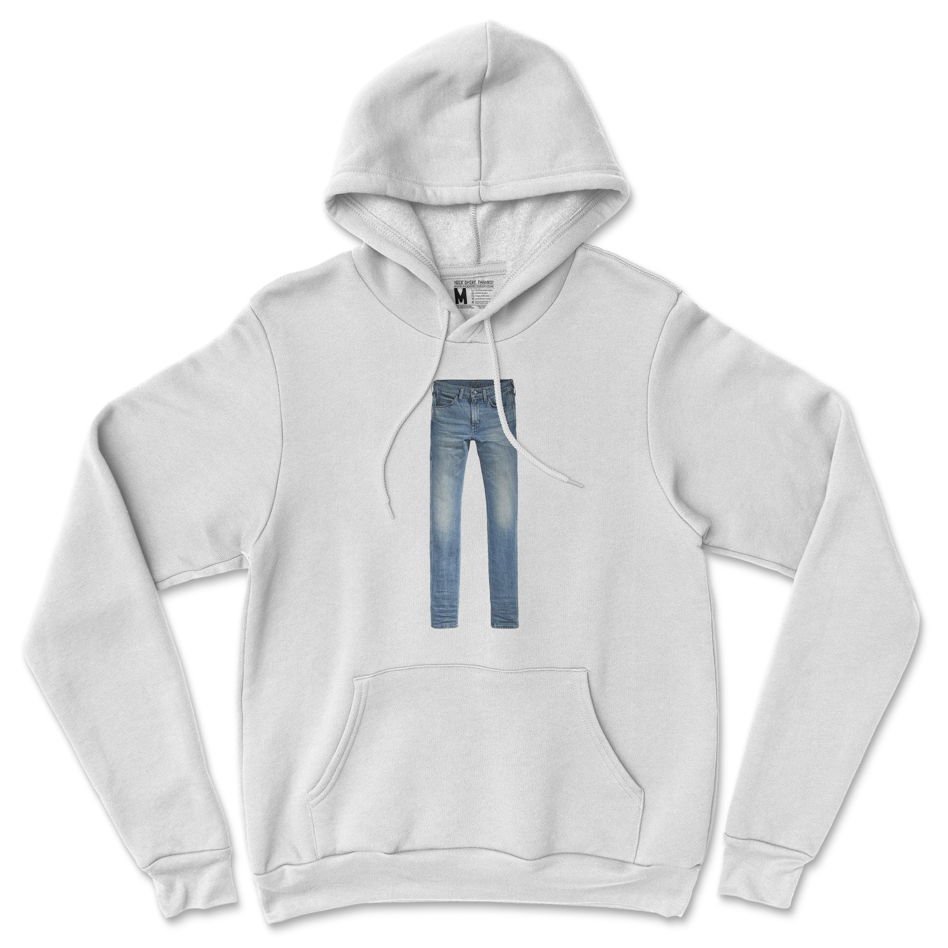 Gildan SoftStyle Hoodie Pants in White