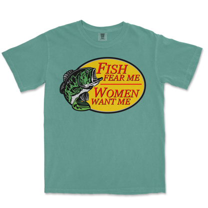 Comfort Colors T-Shirt For The Fishermen in LightGreen