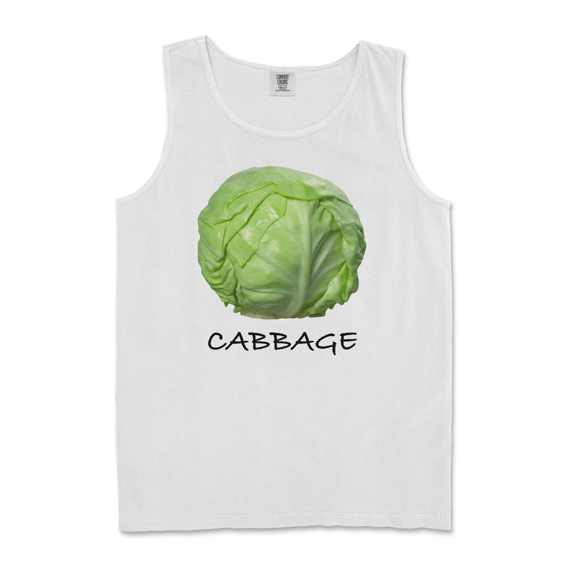 Comfort Colors Tank Top Cabbage in White