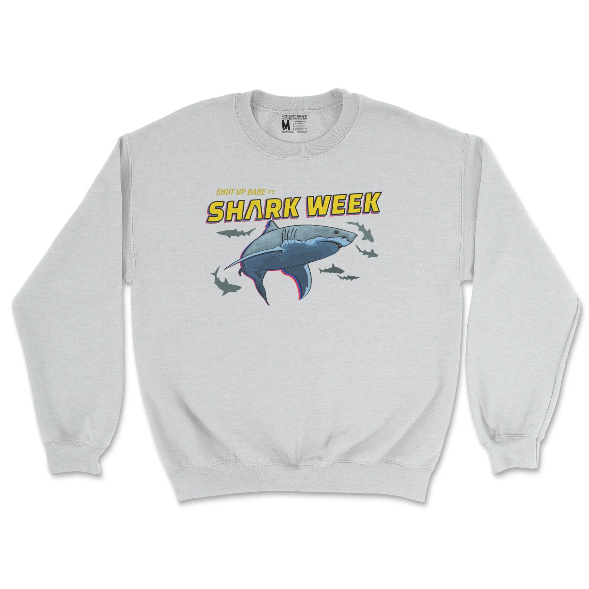 Gildan SoftStyle Crew Neck in Sports Grey