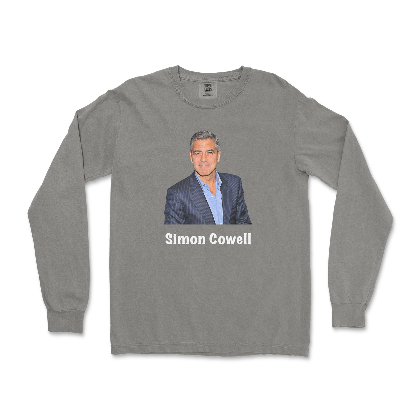 Comfort Colors Long Sleeve Simon in Grey