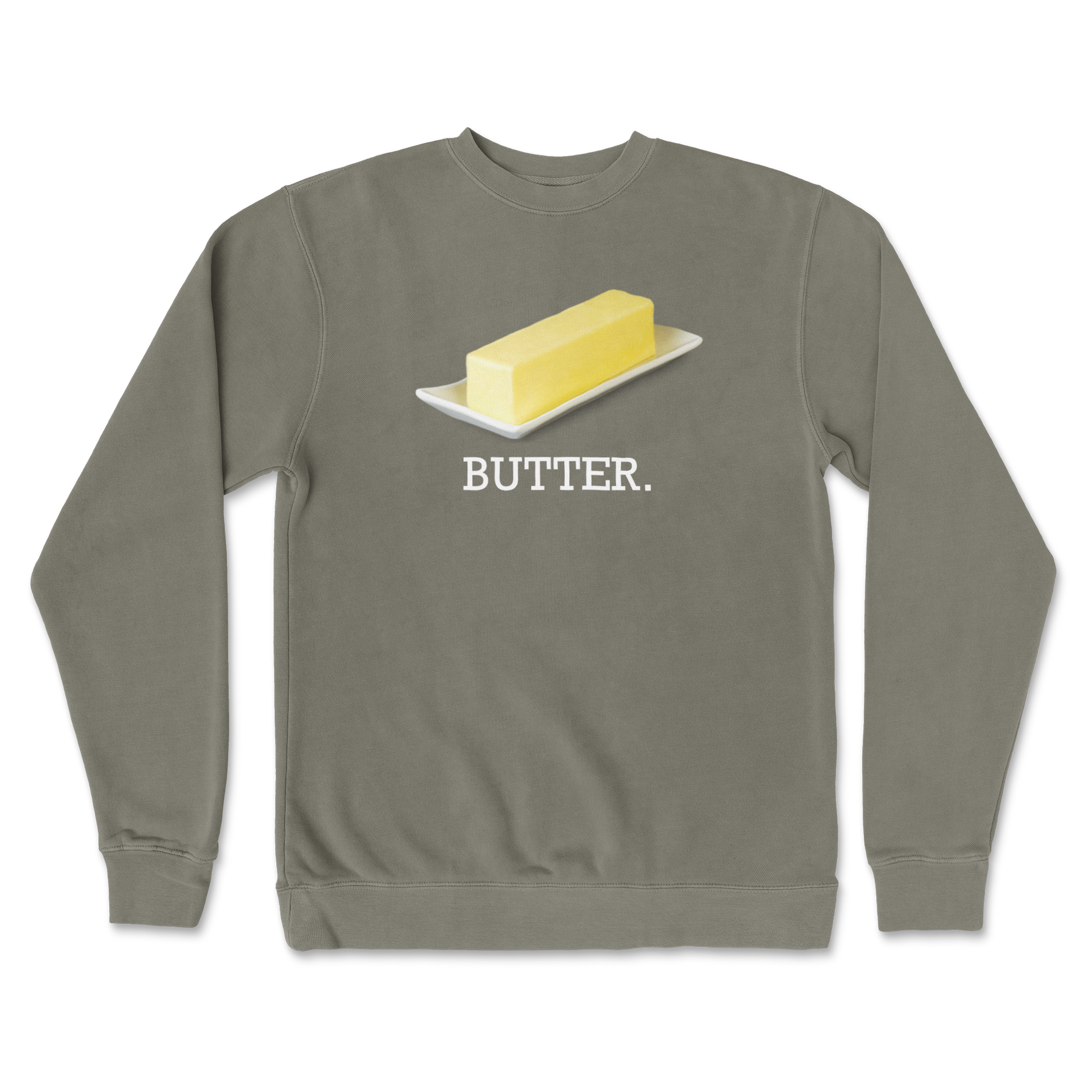 Independent Clothing Co. Crew Neck Butter in Army