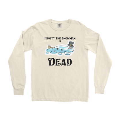 Comfort Colors Long Sleeve Frosty is Dead  in Ivory