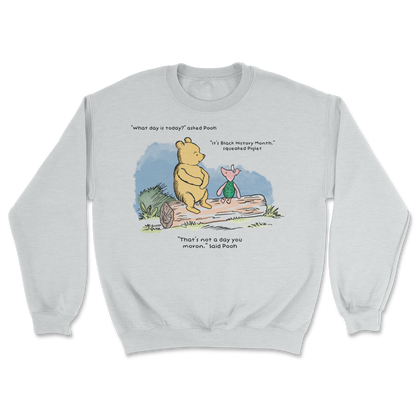 The Nice Shirt Crew Neck Winnie the Pooh  in Sports-Grey