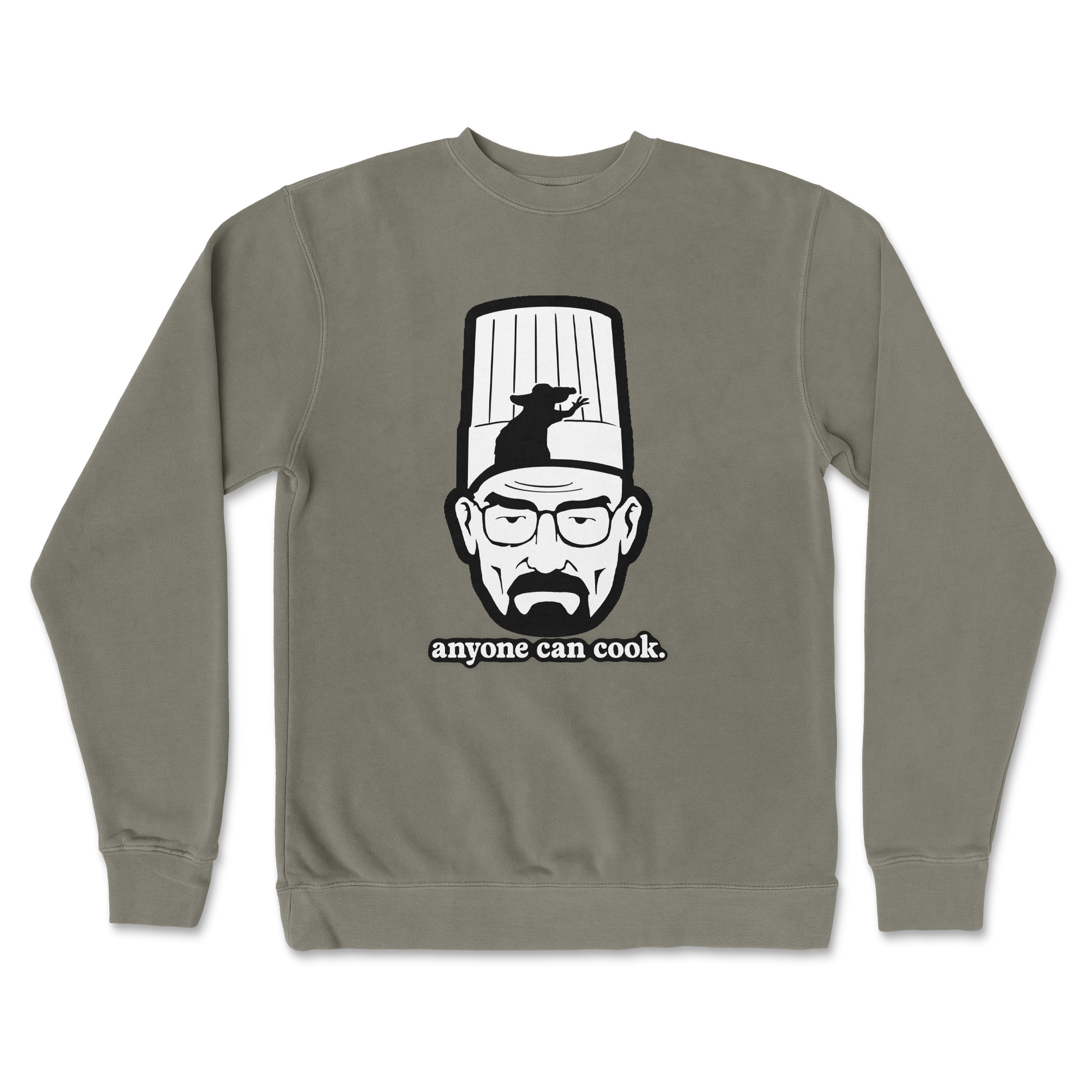 Independent Clothing Co. Crew Neck Everyone Can Cook in Army