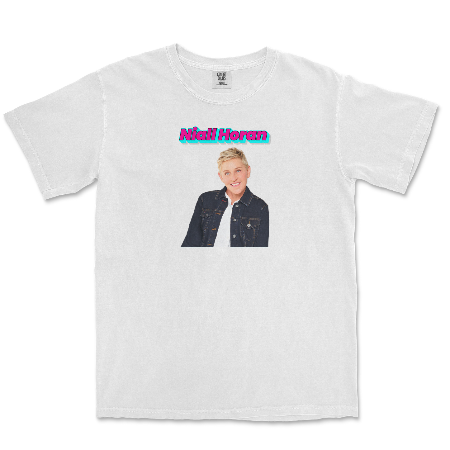 Comfort Colors T-Shirt Niall Horan in White