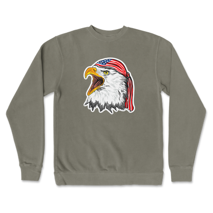 Independent Clothing Co. Crew Neck Freedom Eagle in Army