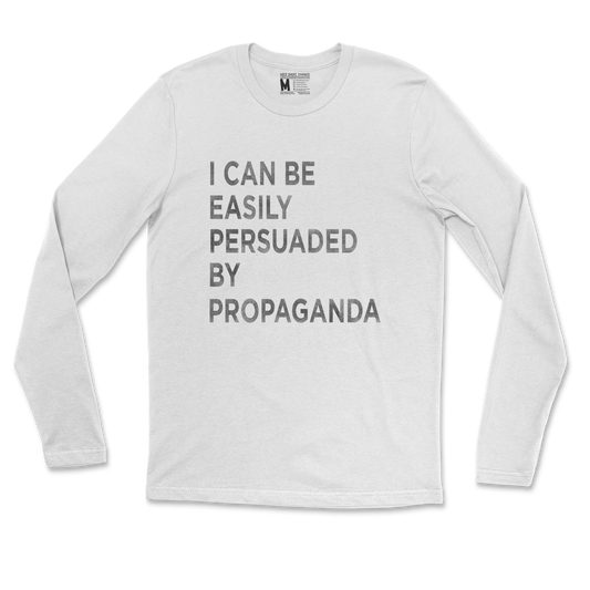 Gildan SoftStyle Long Sleeve Propaganda in White