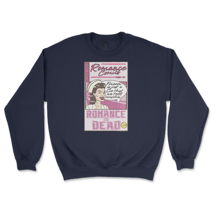 Gildan SoftStyle Crew Neck Romance is Dead in Navy