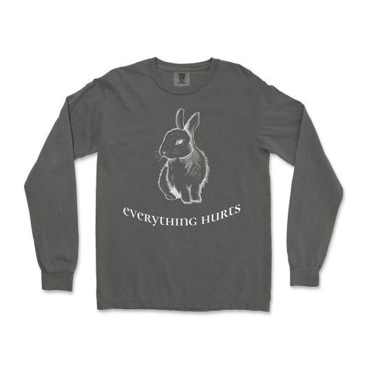 Comfort Colors Long Sleeve Everything Hurts in Pepper