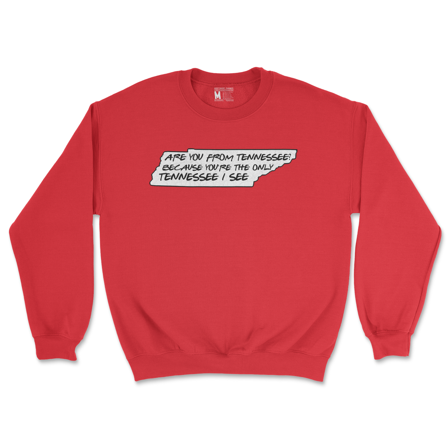 Gildan SoftStyle Crew Neck Tennessee in Red