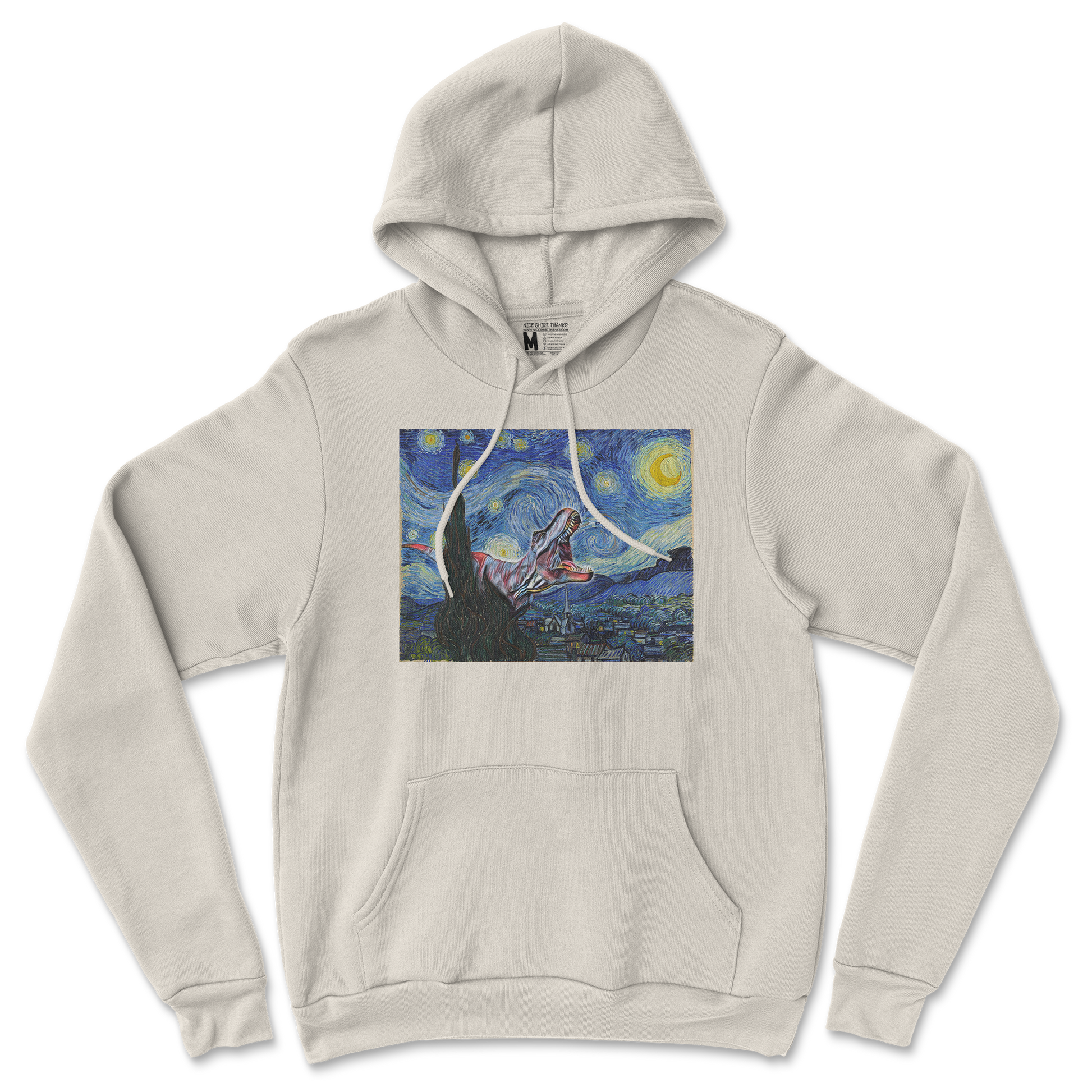 Gildan SoftStyle Hoodie Van Gogh but Cooler in Sand