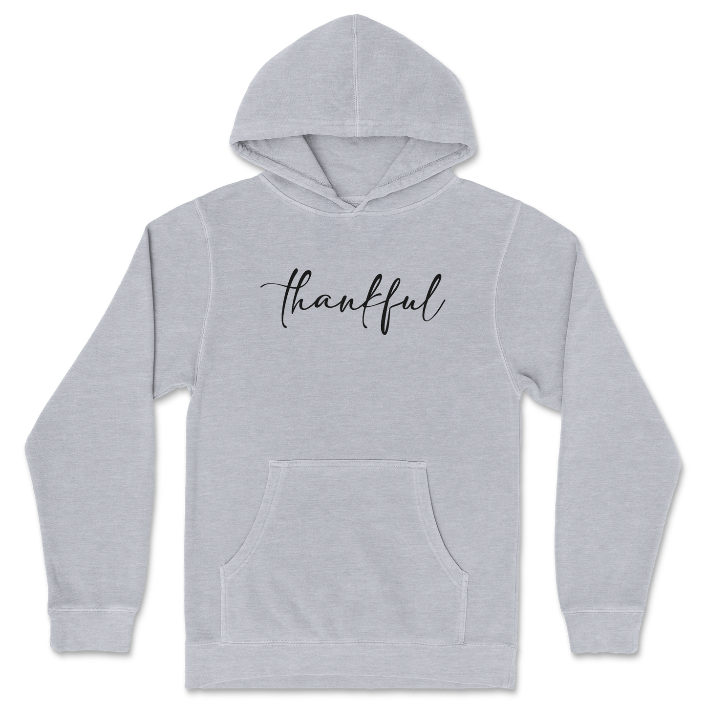 Independent Clothing Co. Hoodie Thankful  in Grey-Heather