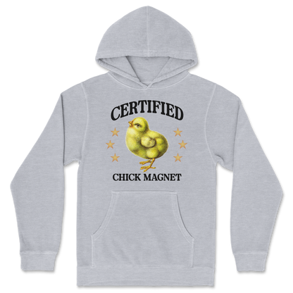 Independent Clothing Co. Hoodie Chick Magnet in Grey Heather