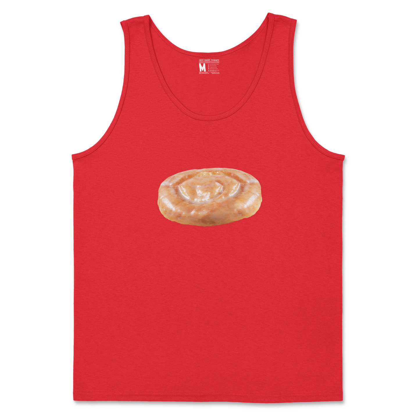 Gildan SoftStyle Tank Top Honey Bun in Red