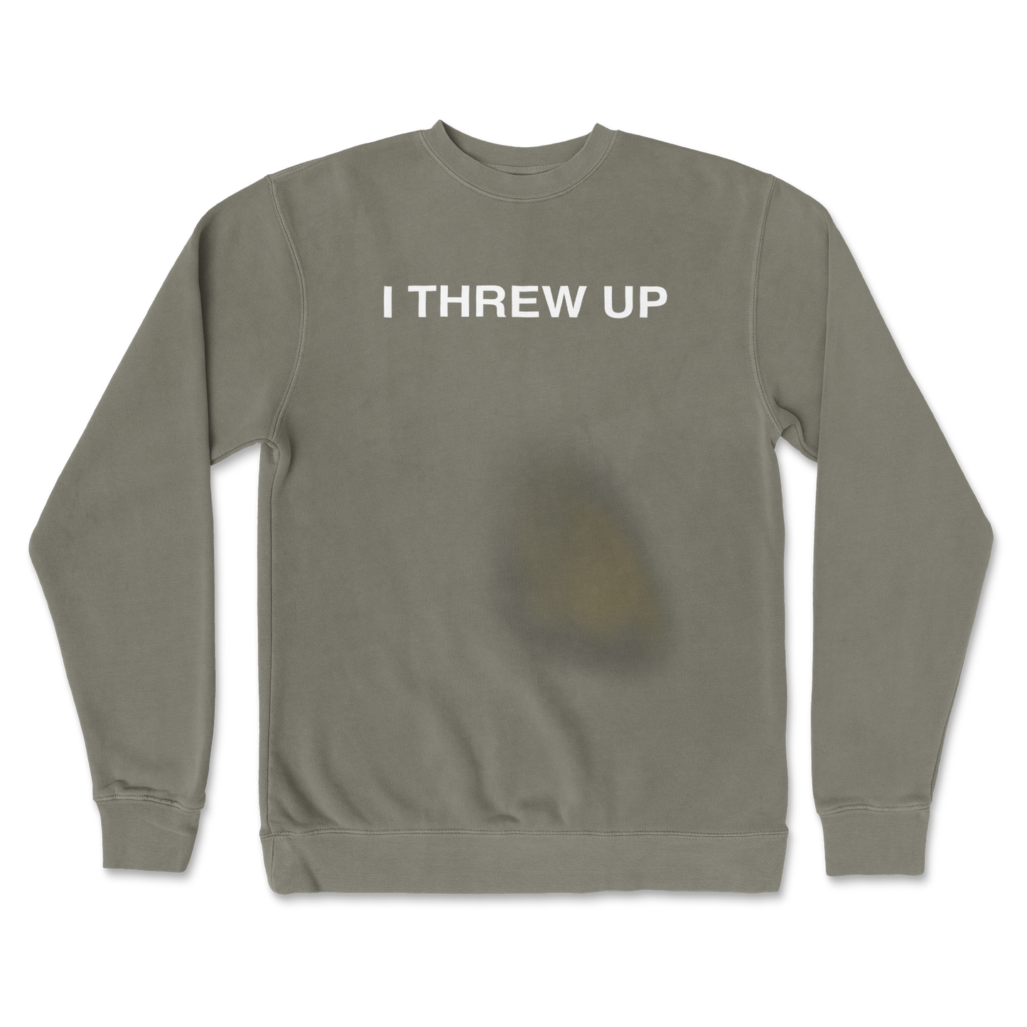 Independent Clothing Co. Crew Neck Mom I Threw Up in Army