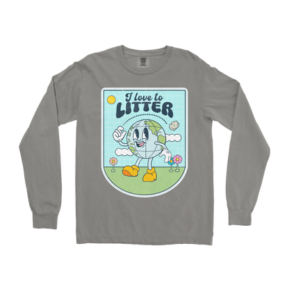 Comfort Colors Long Sleeve Earth Day in Grey